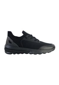 Buty do chodzenia męskie Geox U Spherica Actif. Kolor: czarny. Materiał: materiał, syntetyk. Szerokość cholewki: normalna. Sport: turystyka piesza
