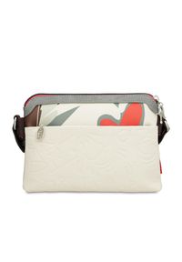 Biała Torebka Anekke Stylowa Listonoszka Damska. Kolor: biały. Wzór: haft. Dodatki: z haftem. Styl: elegancki #8