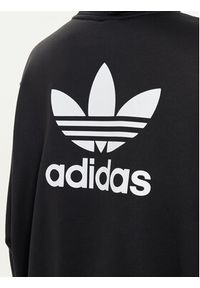 Adidas - adidas Bluza adicolor Trefoil IU2409 Czarny Oversize. Kolor: czarny. Materiał: bawełna, syntetyk