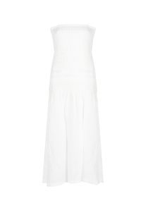 Silvian Heach Sukienka | CVP23117VE | Kobieta | Biały. Kolor: biały. Materiał: bawełna. Wzór: aplikacja. Typ sukienki: dopasowane. Długość: maxi #2