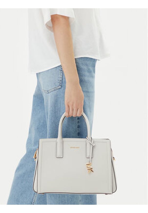 MICHAEL Michael Kors Torebka Laila 30R5G9IS6L Biały. Kolor: biały. Materiał: skórzane