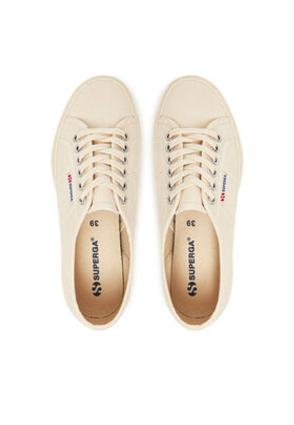 Superga Tenisówki S000010 Beżowy. Kolor: beżowy. Materiał: materiał
