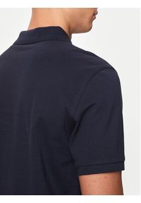 GANT - Gant Polo Shield 2220 Granatowy Slim Fit. Typ kołnierza: polo. Kolor: niebieski. Materiał: bawełna