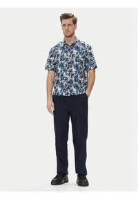 Armani Exchange Koszula XM001240 AF14869 F0041 Niebieski Regular Fit. Kolor: niebieski. Materiał: bawełna