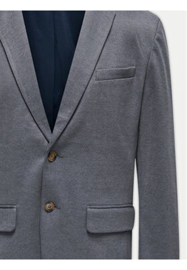 Only & Sons Marynarka Mark 22031060 Granatowy Slim Fit. Kolor: niebieski. Materiał: syntetyk