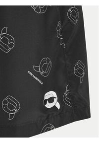Karl Lagerfeld - KARL LAGERFELD Szorty kąpielowe A1M46060 Czarny Regular Fit. Kolor: czarny. Materiał: syntetyk #6