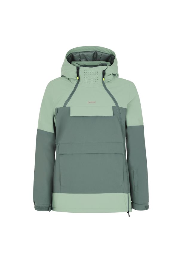 Damska kurtka narciarska Protest Ditsy. Kolor: zielony. Sezon: zima. Sport: narciarstwo