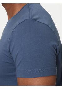 TOMMY HILFIGER - Tommy Hilfiger T-Shirt MW0MW10800 Niebieski Slim Fit. Kolor: niebieski. Materiał: bawełna #3