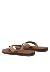 Quiksilver Japonki AQYL101323 Brązowy. Kolor: brązowy. Materiał: zamsz, skóra #5