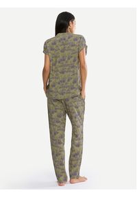 Triumph Piżama Boyfriend 10222611 Zielony Relaxed Fit. Kolor: zielony. Materiał: wiskoza #3