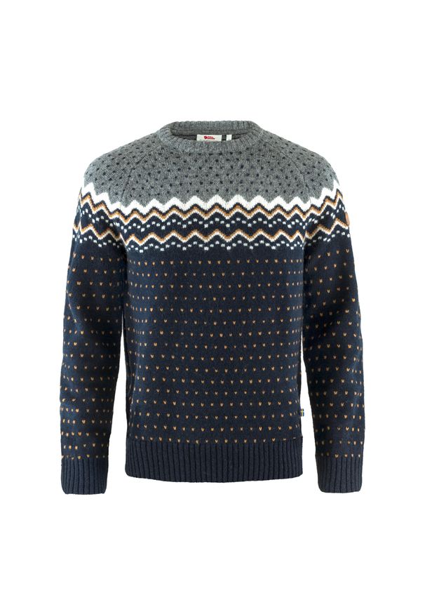 Sweter męski Fjällräven Övik Knit Sweater. Kolor: niebieski