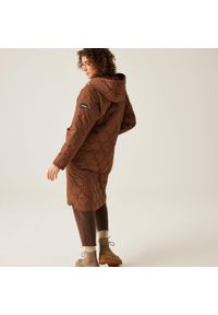 Regatta - Jaycee II damska turystyczna pikowana kurtka. Kolor: brązowy. Materiał: materiał, puch. Sport: turystyka piesza #2