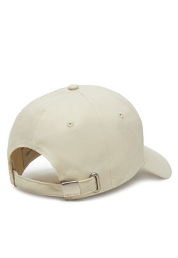 Calvin Klein Jeans Czapka z daszkiem Embroidered Monogram Cap LV04K5024G Biały. Kolor: biały. Materiał: bawełna