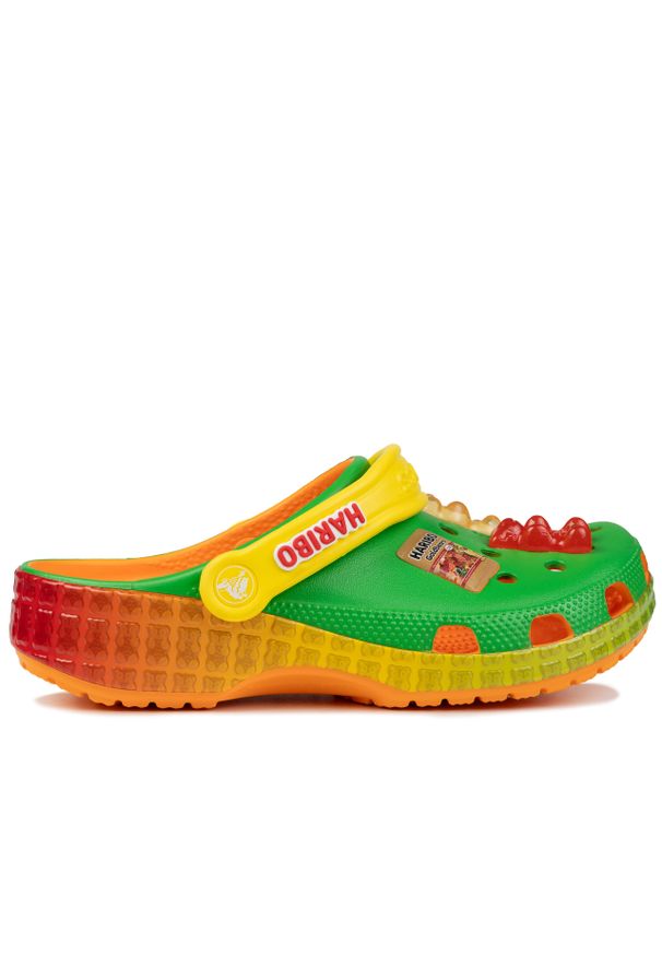 Sandały unisex Crocs HARIBO CLS CLG K. Kolor: zielony, żółty, pomarańczowy, wielokolorowy. Styl: sportowy