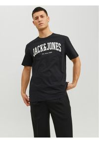 Jack & Jones - Jack&Jones T-Shirt Josh 12236514 Czarny Relaxed Fit. Kolor: czarny. Materiał: bawełna