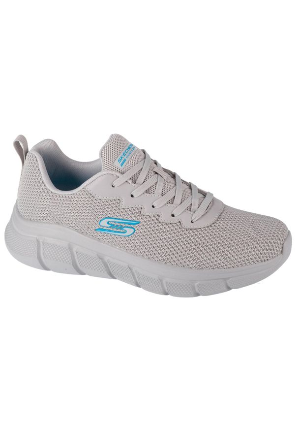 skechers - Buty do chodzenia męskie Skechers 118106LTGY. Zapięcie: sznurówki. Kolor: wielokolorowy, szary. Materiał: materiał, syntetyk, tkanina. Szerokość cholewki: normalna. Sport: turystyka piesza
