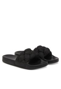 Tommy Jeans Klapki Tjw Braided Slides EN0EN02975 Czarny. Kolor: czarny. Materiał: materiał #4