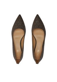 MICHAEL Michael Kors Czółenka Alina Flex Kitten Pump 40R3ALMP1B Brązowy. Kolor: brązowy. Materiał: skóra #6