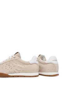 Patrizia Pepe Sneakersy PPJ365.02 Beżowy. Kolor: beżowy. Materiał: skóra, zamsz #2