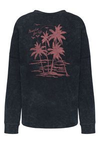 Roxy Bluzka Eastside Midweight ERJKT04381 Czarny Boxy Fit. Kolor: czarny. Materiał: syntetyk #2