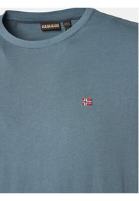 Napapijri T-Shirt Salis NP0A4H8D Szary Regular Fit. Kolor: szary. Materiał: bawełna #8