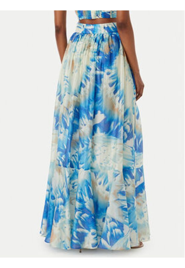 Marciano Guess Spódnica maxi G6GD18 W1988 Niebieski Regular Fit. Kolor: niebieski. Materiał: lyocell