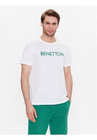 United Colors of Benetton - United Colors Of Benetton T-Shirt 3I1XU100A Biały Regular Fit. Kolor: biały. Materiał: bawełna #1