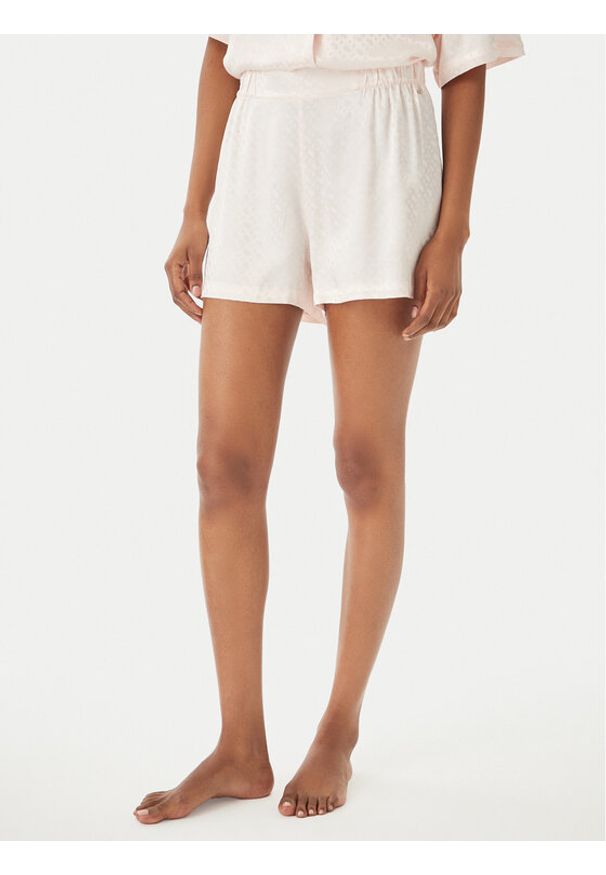 Hugo - HUGO Szorty piżamowe Style B 50561031 Różowy jasny Oversize. Kolor: różowy. Materiał: wiskoza