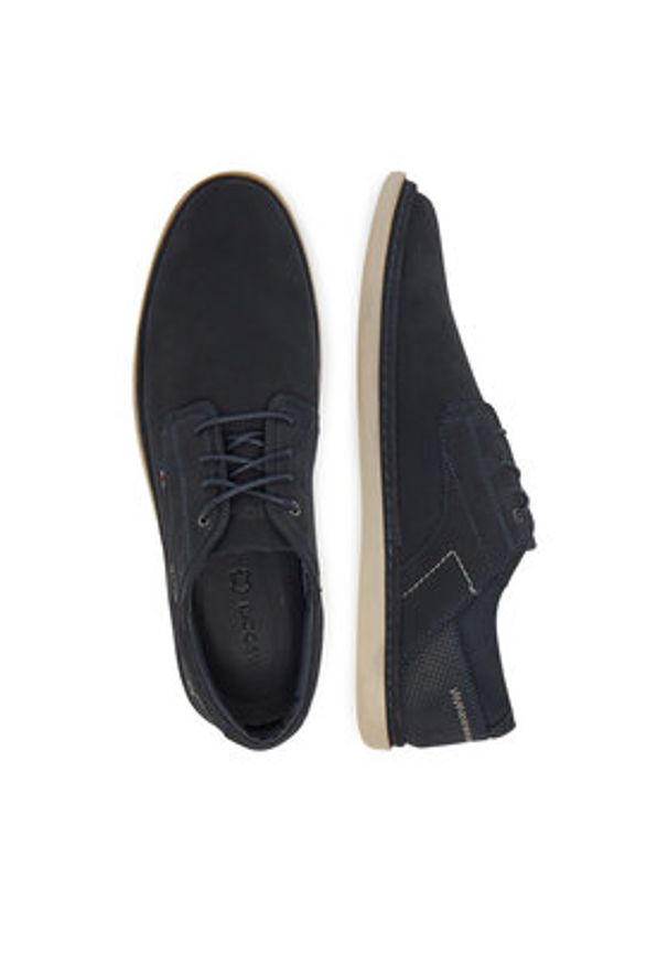 Lasocki Półbuty VITO-25 MB Granatowy. Kolor: niebieski. Materiał: nubuk, skóra