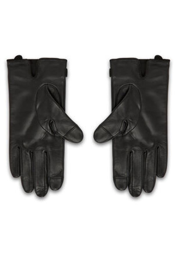 Lauren Ralph Lauren - LAUREN RALPH LAUREN Rękawiczki 454927240001 Czarny. Kolor: czarny. Materiał: skóra