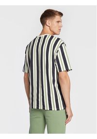 New Era T-Shirt New York Yankees Heritage Stripe 60284645 Kolorowy Oversize. Materiał: bawełna. Wzór: kolorowy #2