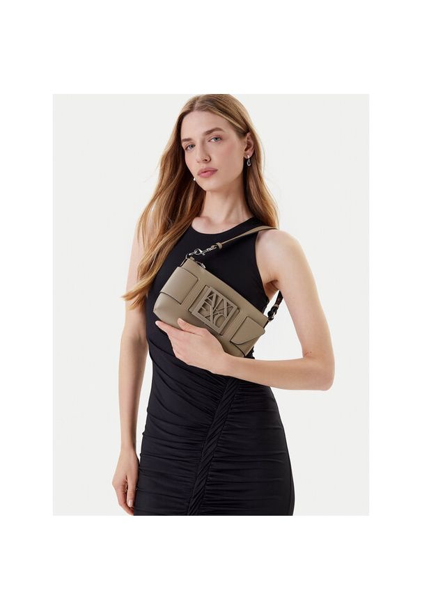 Torebka Armani Exchange. Kolor: brązowy