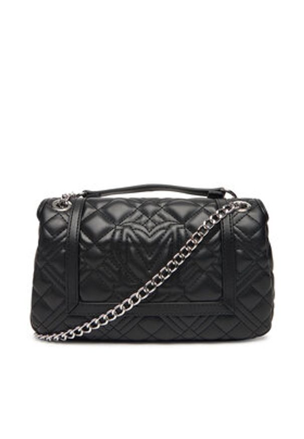 Love Moschino - LOVE MOSCHINO Torebka JC4001PP1NLA000B Czarny. Kolor: czarny. Materiał: skórzane