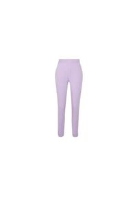 Spodnie sportowe damskie Champion Rib Cuff Pants. Kolor: fioletowy