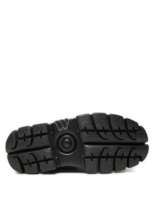 NEW ROCK Sneakersy M-106-C26 Czarny. Kolor: czarny. Materiał: skóra, nubuk