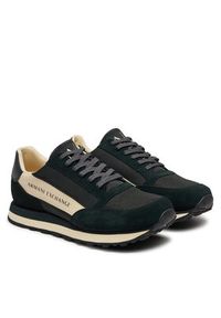 Armani Exchange Sneakersy XUX083 XV263 U395 Czarny. Kolor: czarny. Materiał: skóra, zamsz #4