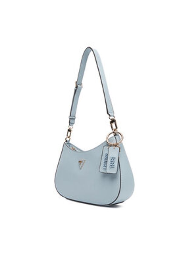 Guess Torebka Noelle II HWZG96 72180 Niebieski. Kolor: niebieski. Materiał: skórzane