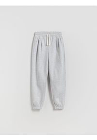Reserved - Spodnie dresowe - jasnoszary. Kolor: szary. Materiał: dresówka
