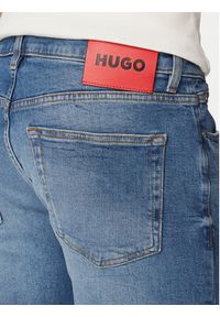 HUGO Jeansy Hugo 734 50556046 Niebieski Extra Slim Fit. Kolor: niebieski #4