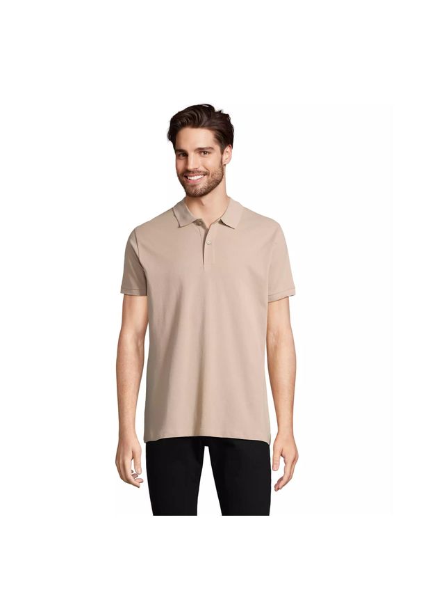 SOL'S - Polo Sol's Planet. Typ kołnierza: polo. Kolor: beżowy