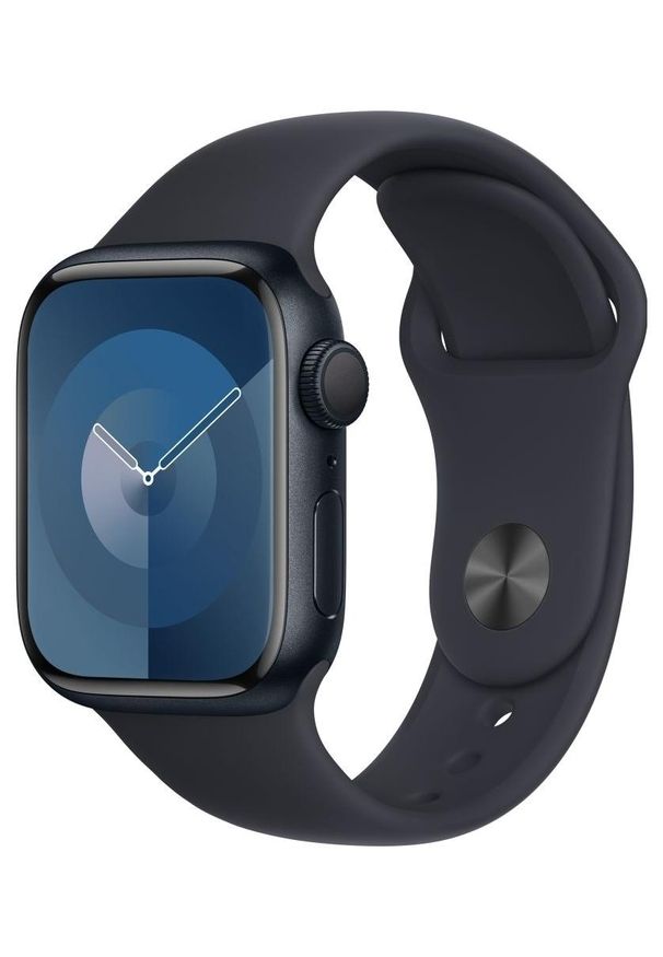 APPLE - Smartwatch Apple Watch 9 GPS 45mm aluminium Północ | Północ pasek sportowy S/M. Rodzaj zegarka: smartwatch. Materiał: materiał. Styl: sportowy
