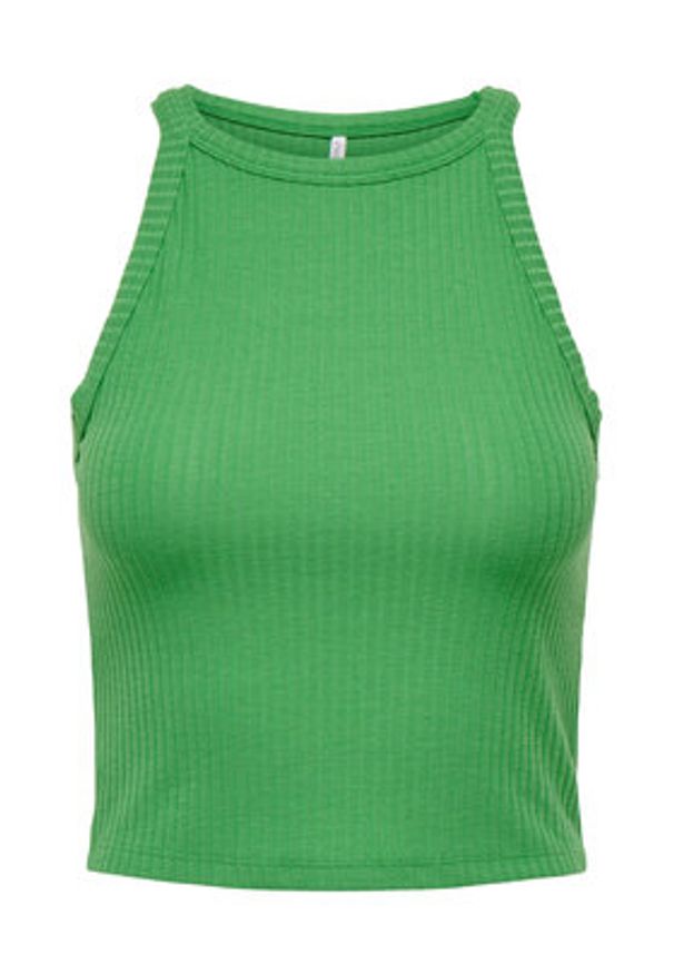 only - ONLY Top 15232924 Zielony Slim Fit. Kolor: zielony. Materiał: syntetyk
