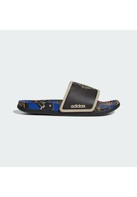 Adidas - Klapki Adilette Komfort. Kolor: czarny. Styl: sportowy