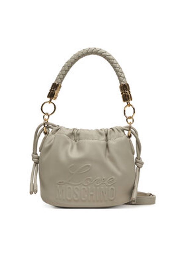 Love Moschino - LOVE MOSCHINO Torebka JC4220PP0OKA0101 Szary. Kolor: szary. Materiał: skórzane