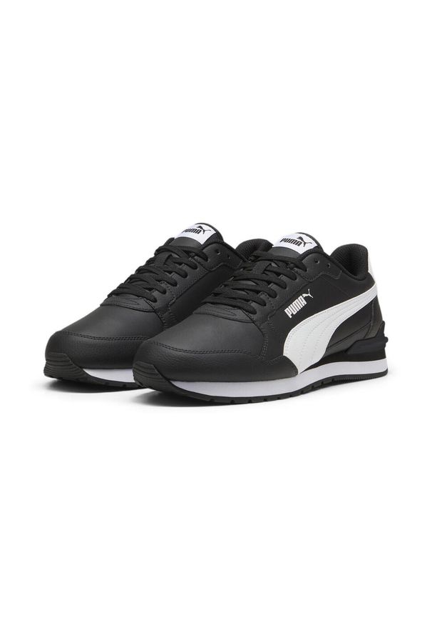 Buty do biegania męskie Puma St Runner V4 L. Kolor: biały, wielokolorowy, czarny. Materiał: guma, skóra, tkanina, materiał, syntetyk
