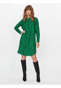 only - ONLY Sukienka koszulowa 15289129 Zielony Regular Fit. Kolor: zielony. Materiał: syntetyk. Typ sukienki: koszulowe #1