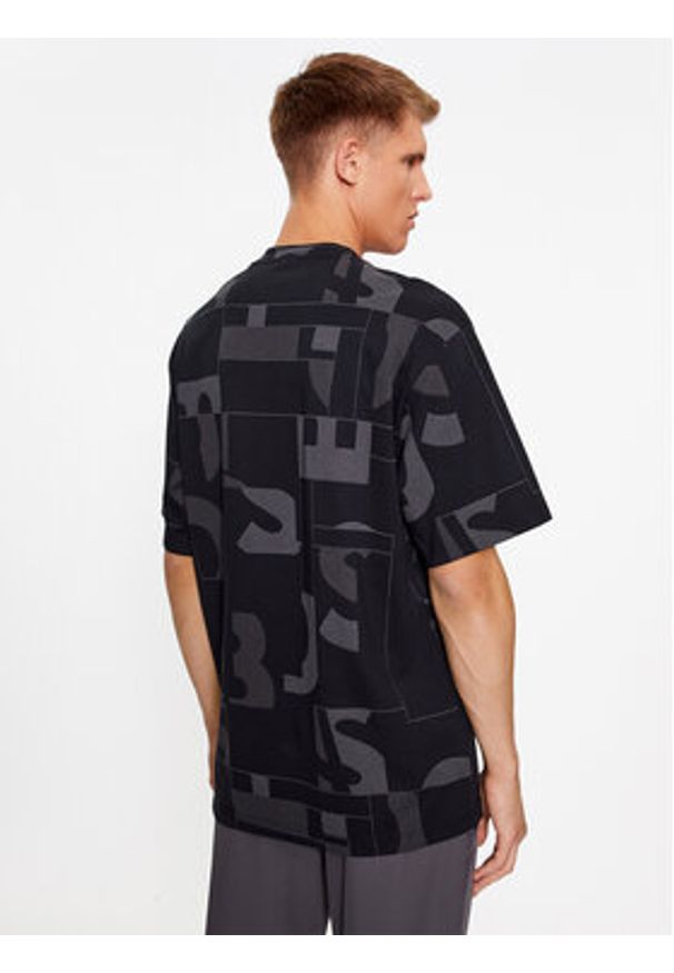 BOSS - Boss T-Shirt Timono Lotus 50501200 Czarny Regular Fit. Kolor: czarny. Materiał: bawełna