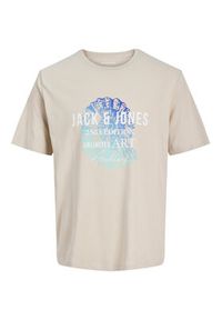 Jack & Jones T-Shirt Gradient Print 12288094 Szary Regular Fit. Kolor: szary. Materiał: bawełna. Wzór: nadruk, gradientowy #5