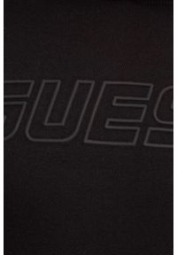Guess - GUESS Czarna męska bluza z kapturem Aldwin. Typ kołnierza: kaptur. Kolor: czarny #5