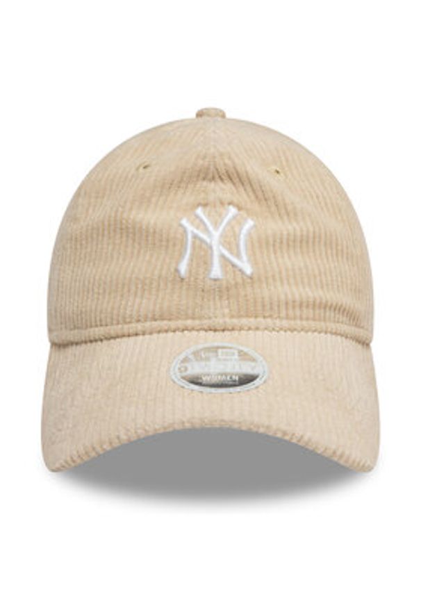 New Era Czapka z daszkiem New York Yankees Cord 9Twenty 60595358 Beżowy. Kolor: beżowy. Materiał: materiał, bawełna